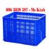 Sóng nhựa hở 2t5, thùng nhựa rỗng, rổ nhựa chữ nhật cao 25cm - 096 3839 597 Ms Kính